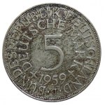 NĚMECKO PO R. 1945, 5 marka 1959 J