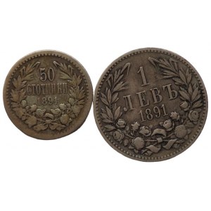 Bulharsko, Ferdinand I. 1887-1918, 1 leva 1891