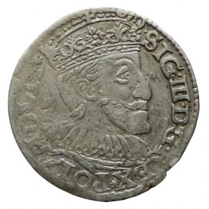 Polsko, Zikmund III. Vasa 1587-1632, III groš 1591 IF Olkusz