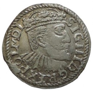 Polsko, Zikmund III. Vasa 1587-1632, III groš 1595 S-C Bydhošť