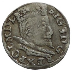 Polsko, Zikmund III. Vasa 1587-1632, III groš 1595 IF Lublin