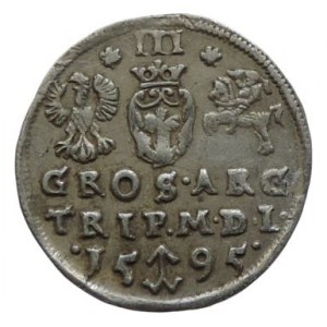 Polsko, Zikmund III. Vasa 1587-1632, III groš 1595 Litva