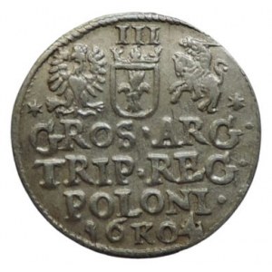 Polsko, Zikmund III. Vasa 1587-1632, III groš 1604 KO Krakow