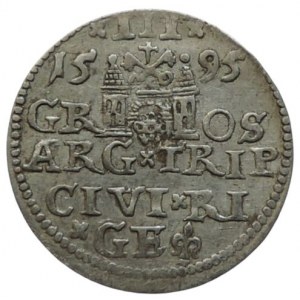 Polsko-Riga, Zikmund III. Vasa 1587-1632, III groš 1595