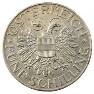 Rakousko, 5 schilling 1936