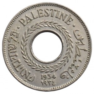 Palestina, 5 mils 1934