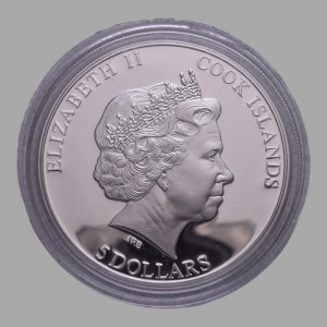Cookovy ostrovy, 5 dollars 2012