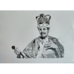 HANNA POLINSKA, Freddie Mercury portrait