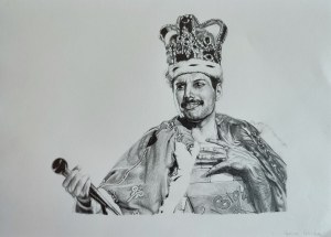 HANNA POLIŃSKA, Freddie Mercury portret