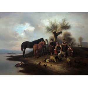 Wilhelm Alexander Meyerheim (1815 Gdansk - 1882 Berlin), Genre Scene
