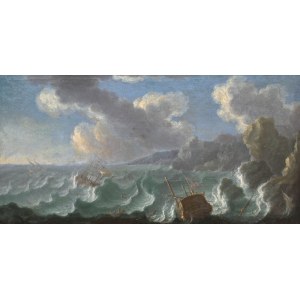 Artysta nieokreślony (XVII-XVIII w.), Statki podczas sztormu