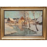 Paul Weimann (1867 Wrocław -1945 Jelenia Góra), Winter Landscape