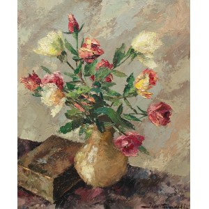 Igor Talwinski (1907 Warsaw - 1983 Paris), Flowers in a Vase