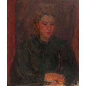 Eugeniusz Eibisch (1896 Lublin - 1987 Warsaw), Portrait of a Woman