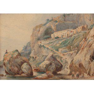 Artysta nieokreślony (XIX w.), Opactwo San Pietro della Canonica na Wybrzeżu Amalfitańskim