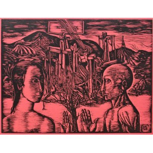 Ryszard Stryjec (1932 Lipniszki near Lida-1997 Gdansk), Adam and Eve, 1968