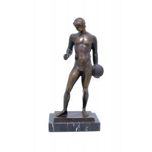 Discobol figure, according to a sculpture by Naukydes, 1920s-30s.