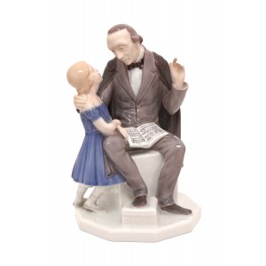 Figura mężczyzny z dziewczynką, Bing & Grondahl, Kopenhaga, l. 1970-1983