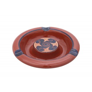 Aschenbecher mit Rosette, Königliche Majolika-Manufaktur in Kadyny, 1937-1944