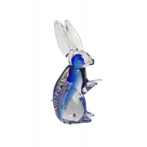 Rabbit figurine, Murano, 2nd half of 20th century.