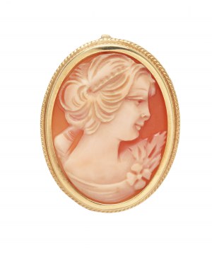 Brooch-pendant, 1st half of the 20th century.