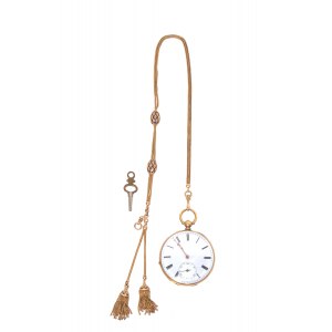 Eine Taschenuhr mit Gerät, J. M. French, Royal Exchange London, 2. Hälfte des 19.