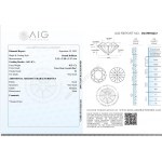 Natürlicher Diamant 0,21 ct I1 AIG Mailand