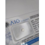 Natürlicher Diamant 0,30 ct I2 AIG Mailand