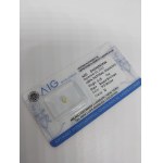 Natural diamond 0.15 ct I2 AIG Milan