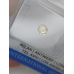 Natural diamond 0.15 ct I2 AIG Milan
