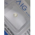 Natural diamond 0.15 ct I2 AIG Milan