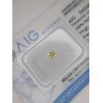 Natural diamond 0.15 ct I2 AIG Milan