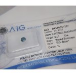 Diament 0.17 ct I1 AIG Milan