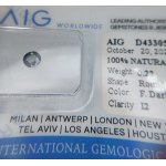 Diamond 0.22 ct I2 AIG Milan