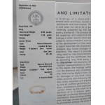 Unikatowy Złoty Pierścionek z 9 diamentami 0.5 ct wyc. 3075$