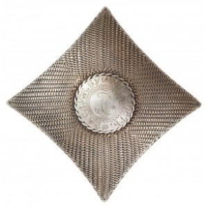 GWIAZDA ROSYJSKIEGO ORDERU ŚW. JERZEGO, Srebro, waga 31 g, 6 x 6 cm