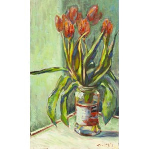 Piotr Pachecki, Czerwone tulipany, 2018