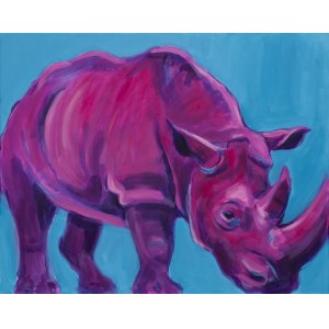 Joanna Jamielucha, Różowy nosorożec, 2018