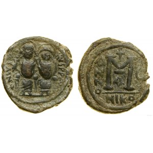 Bizancjum, follis, 570-571 (5 rok panowania), Nikomedia