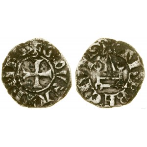 Krzyżowcy, denar turoński, 1280-1294