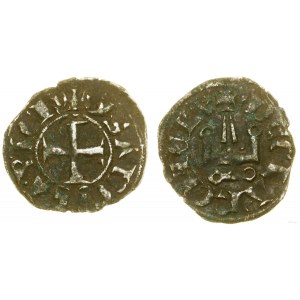 Crusaders, Turonian denarius, 1297-1301, Chiarenza