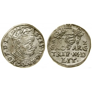 Poľsko, trojak, 1582, Vilnius