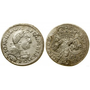 Polska, szóstak, 1681, Kraków