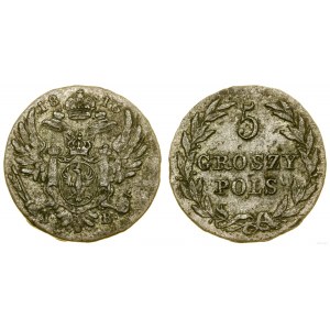 Poland, 5 Polish pennies, 1816 IB, Warsaw