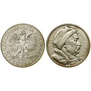 Polsko, 10 zlotých, 1933, Varšava