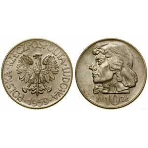 Polska, 10 złotych, 1959, Warszawa