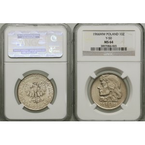 Poland, 10 zloty, 1966, Warsaw