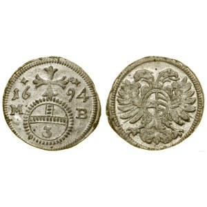 Sliezsko, greszel, 1694 MB, Brzeg