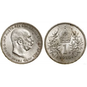 Austria, 1 korona, 1914, Wiedeń