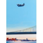 Małgorzata Sobińska (geb. 1985, Częstochowa), Flug über die Manhattan-Brücke, 2023